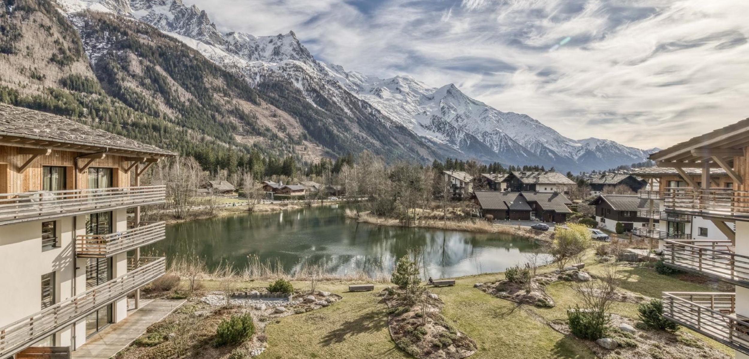 Chalets à louer avec vue panoramique sur le mont blanc