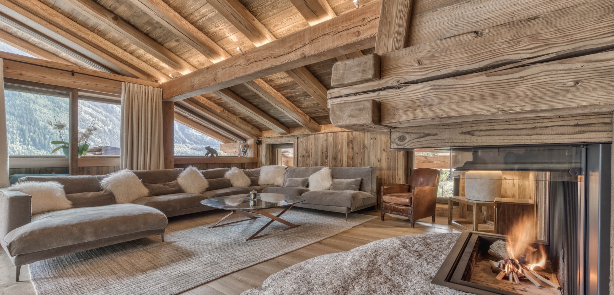 Superb decoration in a chalet in Chamonix