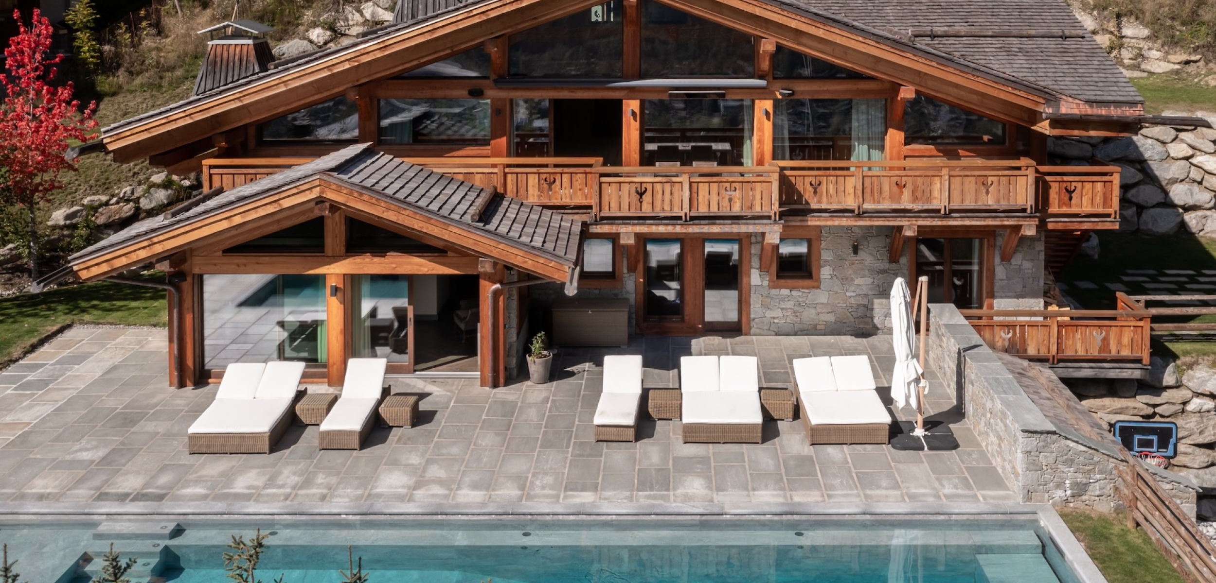 Chalet rental with swimming pool in Chamonix